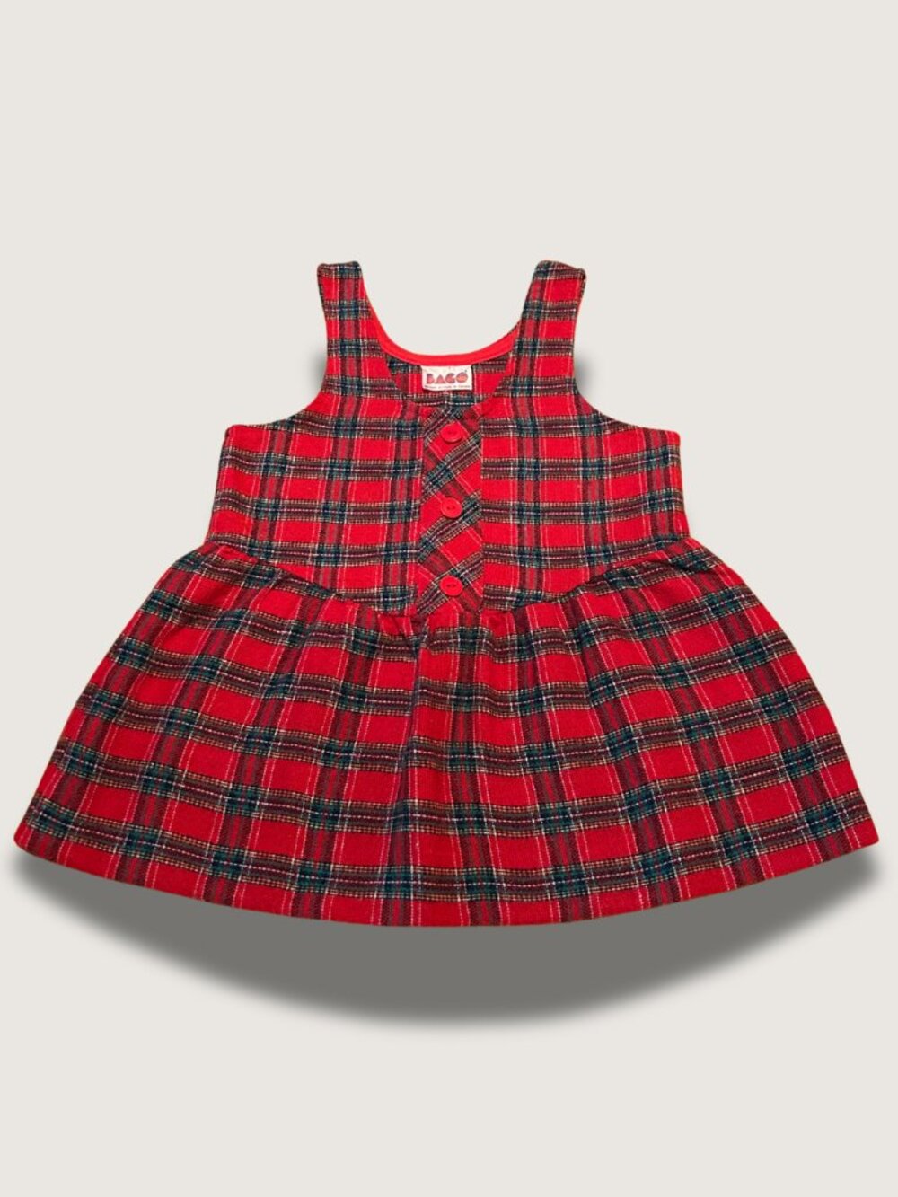 Vintage Baco Tartan Tank